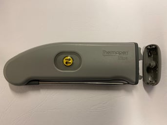 Thermapen Blue FR batterij openen